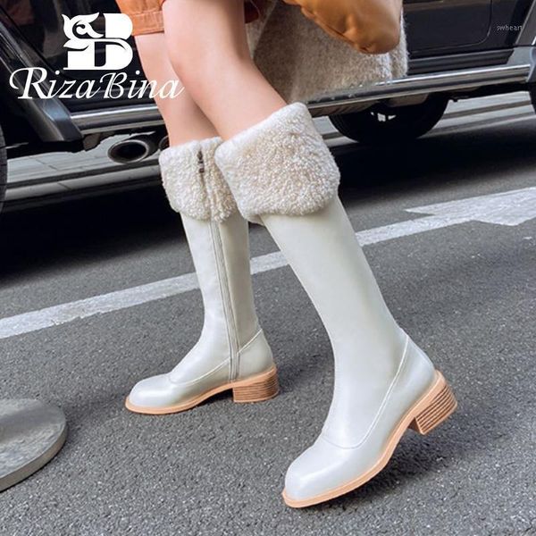 boots rizabina size 32-43 women knee real leather fashion zipper warm fur winter shoes woman high heel long boot lady footwear1, Black
boots rizabina size 32-43 women knee real leather fashion zipper warm fur winter shoes woman high heel long boot lady footwear1, Black