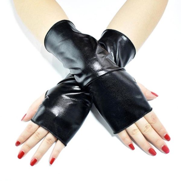 five fingers gloves fashion women fingerless halloween hip-hop punk patent leather mitten winter elastic touch screen driving half finger gl, Blue;gray
five fingers gloves fashion women fingerless halloween hip-hop punk patent leather mitten winter elastic touch screen driving half finger gl, Blue;gray