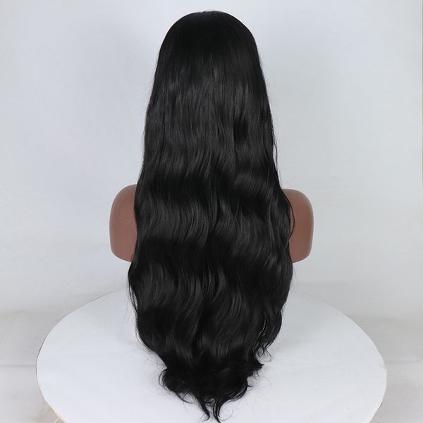 paff long body wavy hair wigs synthetic lace front wig natural color for women middle part heat resistant hair, Black;brown
paff long body wavy hair wigs synthetic lace front wig natural color for women middle part heat resistant hair, Black;brown