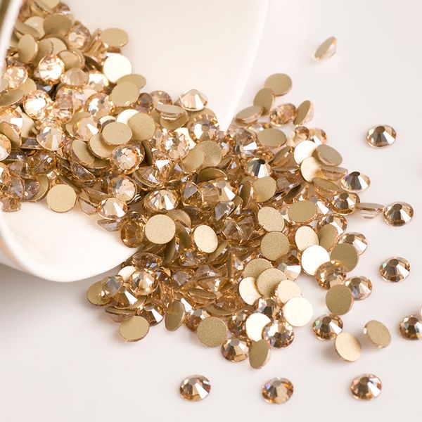 2058nohf ss30 golden shadow 288pcs nail gems crystal flatbacks strass non fix gold rhinestones for shoes, Black
2058nohf ss30 golden shadow 288pcs nail gems crystal flatbacks strass non fix gold rhinestones for shoes, Black