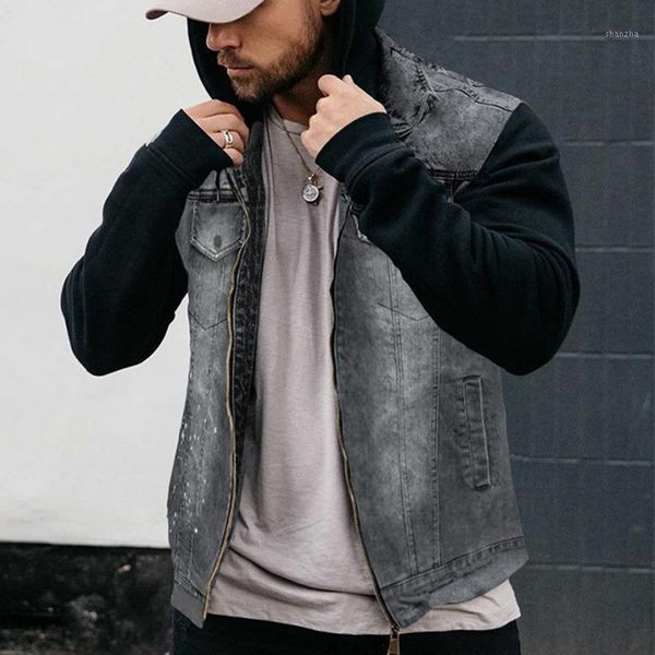 new trendy men's denim vest spring autumn washed distressed loose sleeveless outerwear casual jackets boys plus size1, Black;white
new trendy men's denim vest spring autumn washed distressed loose sleeveless outerwear casual jackets boys plus size1, Black;white