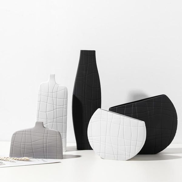 vases nordic ins scandinavian minimalist artwork black and white stripes ceramic vase creative design deskhome decorations europe
vases nordic ins scandinavian minimalist artwork black and white stripes ceramic vase creative design deskhome decorations europe