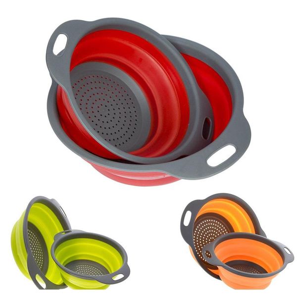 wholesale 2 pcs/set space saving kitchen collapsible silicone colander/strainer folding filter fruit basket shipping
wholesale 2 pcs/set space saving kitchen collapsible silicone colander/strainer folding filter fruit basket shipping