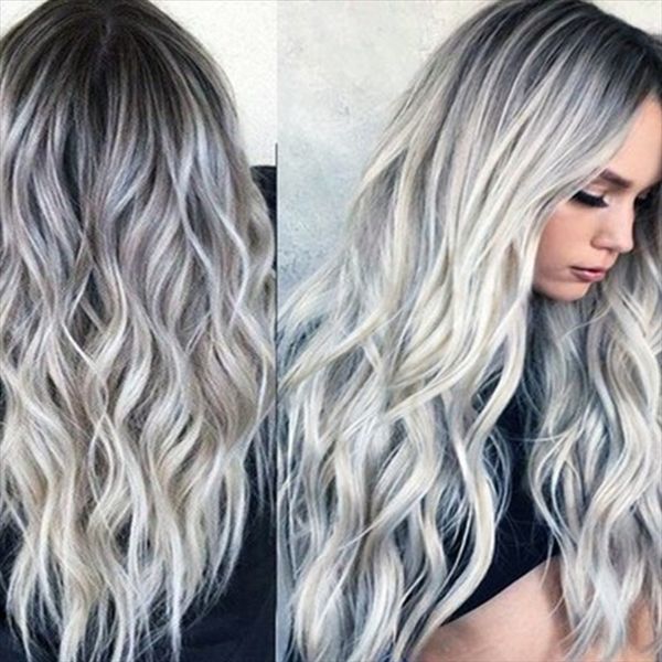 ycmrh selling bleaching and dyeing medium length curly hair cos gray gradual change animation new wig headdress wig women's chemical fi, Black
ycmrh selling bleaching and dyeing medium length curly hair cos gray gradual change animation new wig headdress wig women's chemical fi, Black