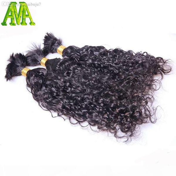 wholesale-8a grade water wave bulk hair unprocessed human braiding hair bulk wavy brazilian human hair for braiding bulk no attachment, Black
wholesale-8a grade water wave bulk hair unprocessed human braiding hair bulk wavy brazilian human hair for braiding bulk no attachment, Black