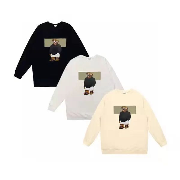mens womens designer hoodie 100% cotton loose fit long sleeve fleece cartoon characters autumn and winter to keep warm hoodies sweatshirt, White;black
mens womens designer hoodie 100% cotton loose fit long sleeve fleece cartoon characters autumn and winter to keep warm hoodies sweatshirt, White;black