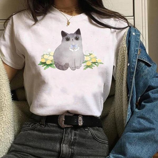 women print graphic cat cartoon trend summer autumn 90s animal printing clothes lady tees t shirt female womens t shirt, White
women print graphic cat cartoon trend summer autumn 90s animal printing clothes lady tees t shirt female womens t shirt, White