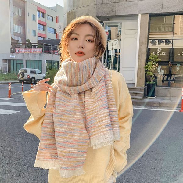 scarves women's new autumn / winter 2021 brand knitted wool long thick warm bib klwe, Blue;gray
scarves women's new autumn / winter 2021 brand knitted wool long thick warm bib klwe, Blue;gray