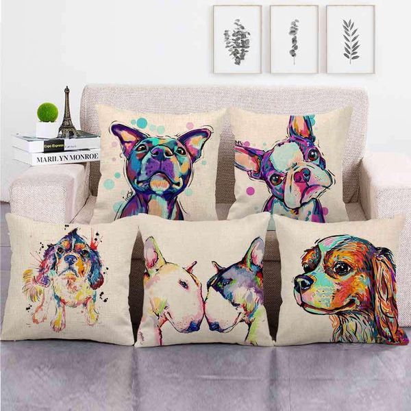 painted dog series pillow case linen leisure home sofa cushion cover comfortable pillow case living room sofa accessories
painted dog series pillow case linen leisure home sofa cushion cover comfortable pillow case living room sofa accessories