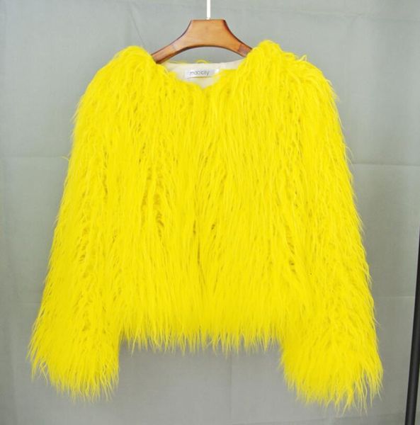 high-quality faux fur women's autumn winter solid color fashion casual short luxury warm wool yellow coat jacket, Black;brown
high-quality faux fur women's autumn winter solid color fashion casual short luxury warm wool yellow coat jacket, Black;brown