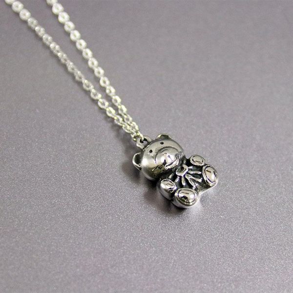 chains 1pc little teddy bear doll stainless steel custom necklace vintage 3d animal pendants necklaces women kids memorialjewelry, Silver
chains 1pc little teddy bear doll stainless steel custom necklace vintage 3d animal pendants necklaces women kids memorialjewelry, Silver