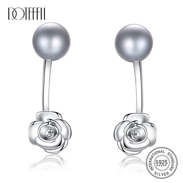 doteffil 8mm white/gray freshwater pearl 925 sterling silver rose flower earrings for women wedding engagement jewelry, Golden;silver
doteffil 8mm white/gray freshwater pearl 925 sterling silver rose flower earrings for women wedding engagement jewelry, Golden;silver