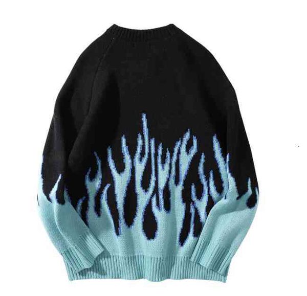sweater for flame men women harajuku lazy pullovers sweaters autumn and winter hip hop oversized knitting pullover top, White;black 
sweater for flame men women harajuku lazy pullovers sweaters autumn and winter hip hop oversized knitting pullover top, White;black