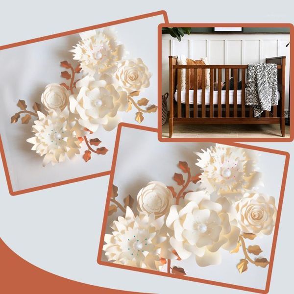 handmade ivory rose diy paper flowers leaves set for baby girl nursery wall art kids room decoration baby room decor wall floral1
handmade ivory rose diy paper flowers leaves set for baby girl nursery wall art kids room decoration baby room decor wall floral1