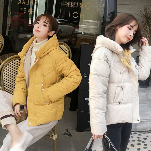chic women short hooded bakery winter down coat student heavy jacket oversize thick warm cotton padded wadded parkas big pocket, Black
chic women short hooded bakery winter down coat student heavy jacket oversize thick warm cotton padded wadded parkas big pocket, Black