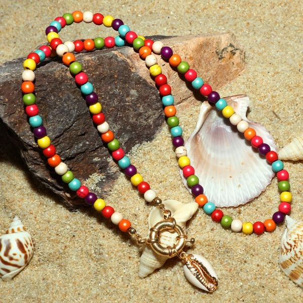 zoshi colorful turquoises seed beads choker for women fashion bohemian shell pendant necklace howlite natural stone chain, Silver
zoshi colorful turquoises seed beads choker for women fashion bohemian shell pendant necklace howlite natural stone chain, Silver