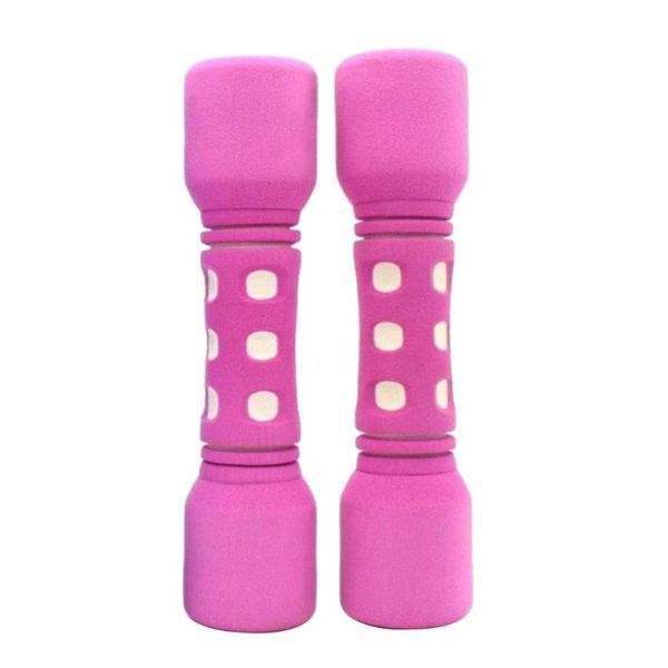 2pcs Dumbbell Fitness Equipment Soft Coated Durable Dumbell For Yoga Exercise