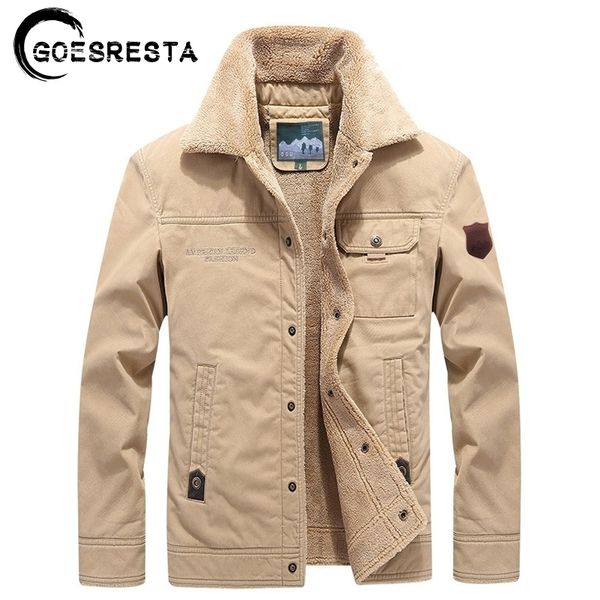 brand winter warm thicken jacket parkas coat men military windbreaker men casual fleece jacket large size m-6xl 201124, Black;brown
brand winter warm thicken jacket parkas coat men military windbreaker men casual fleece jacket large size m-6xl 201124, Black;brown