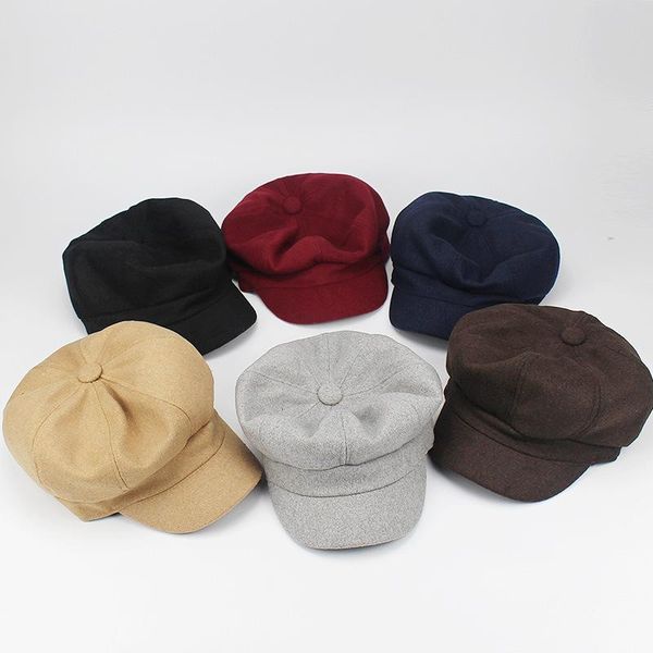 beanies ladies winter hat beret wine red black khaki octagonal british trend solid color wild sboy
beanies ladies winter hat beret wine red black khaki octagonal british trend solid color wild sboy