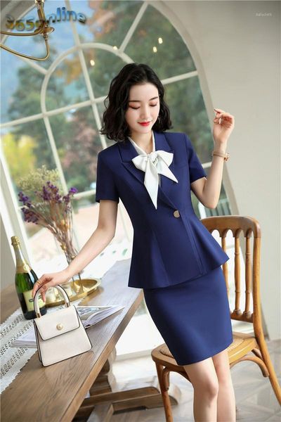2020 summer short sleeve uniform designs women business suits formal professional styles ladies pantsuits work wear blazers1, White
2020 summer short sleeve uniform designs women business suits formal professional styles ladies pantsuits work wear blazers1, White
