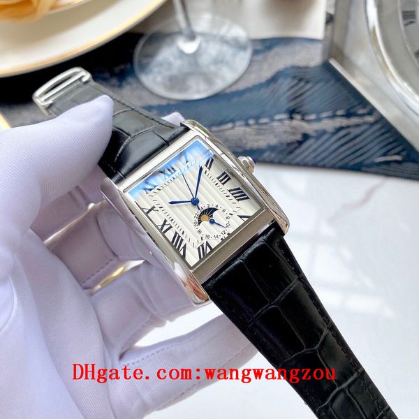 2021 tank men watches moon phase joker leather wristwatches 316l stainless steel square mens watch d3084
2021 tank men watches moon phase joker leather wristwatches 316l stainless steel square mens watch d3084