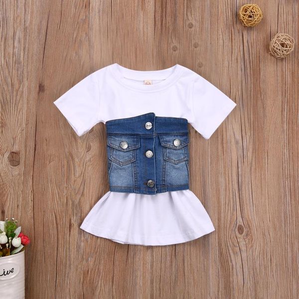 fashion baby girl dress set denim vest, short sleeve loose white blue buttons chest pocket wrapped vest 1-6years
fashion baby girl dress set denim vest, short sleeve loose white blue buttons chest pocket wrapped vest 1-6years