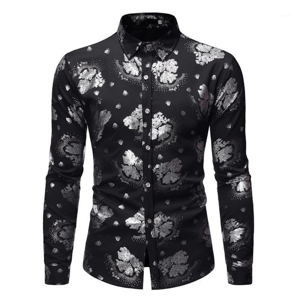 mens hipster silver floral printed slim fit long sleeve dress shirts 2020 spring autumn new casual shirt men wedding prom shirts1, White;black
mens hipster silver floral printed slim fit long sleeve dress shirts 2020 spring autumn new casual shirt men wedding prom shirts1, White;black