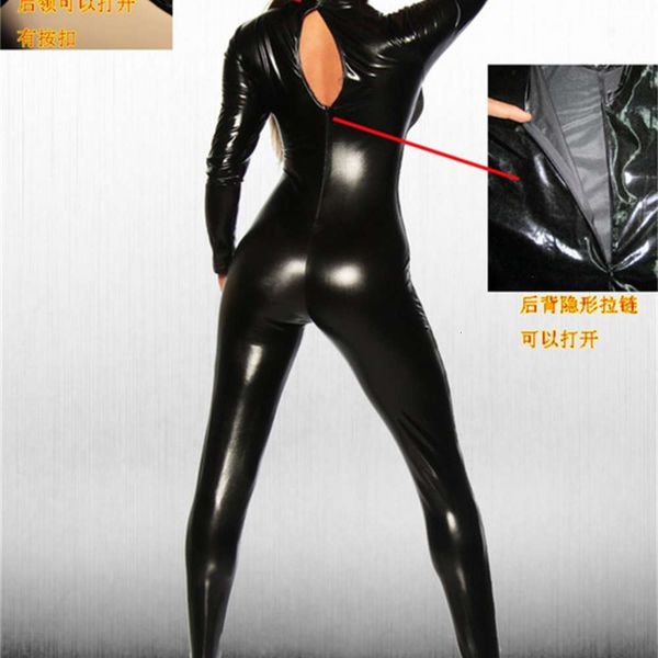 one piece underwear patent leather drs lace splicing transparent lt112, Black;white
one piece underwear patent leather drs lace splicing transparent lt112, Black;white