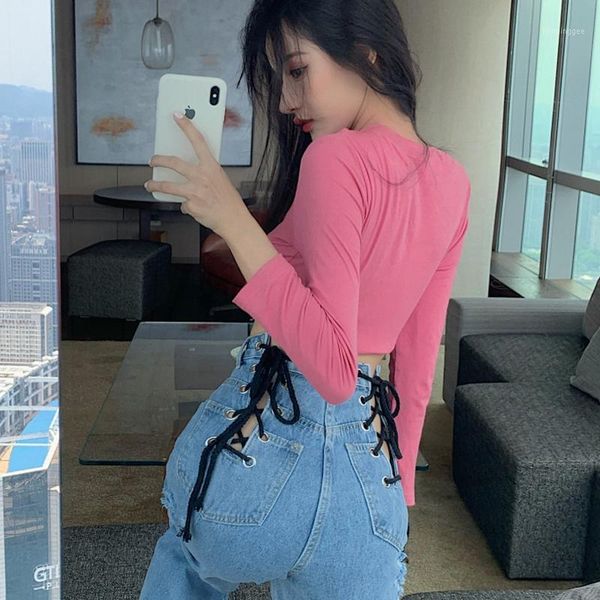 women's jeans hollow out lace-up high waist women fashion retro loose straight pants blue washed street style trousers1
women's jeans hollow out lace-up high waist women fashion retro loose straight pants blue washed street style trousers1