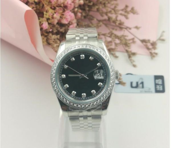 new style 36/41mm mechanical mens watches bezel stainless steel women diamond lady watch waterproof luminous wristwatches, Slivery;brown
new style 36/41mm mechanical mens watches bezel stainless steel women diamond lady watch waterproof luminous wristwatches, Slivery;brown