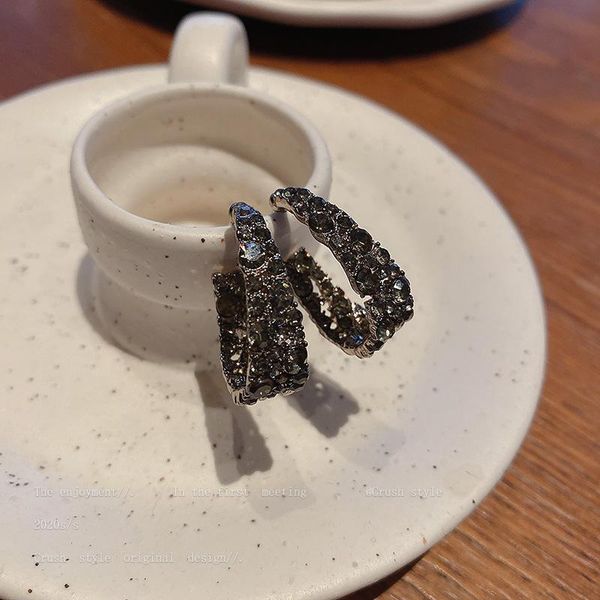 hoop & huggie minar korean sparkly rhinestones c shape earrings for women femme irregular geometric circle temperament jewelry, Golden;silver
hoop & huggie minar korean sparkly rhinestones c shape earrings for women femme irregular geometric circle temperament jewelry, Golden;silver