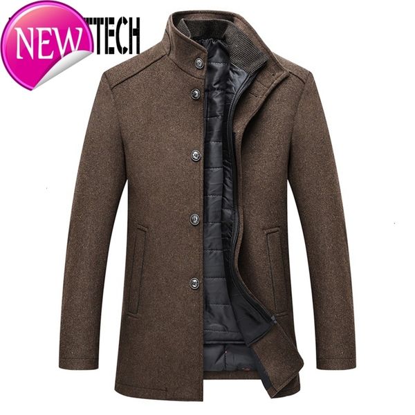 winter warm wool blend coat men thick overcoats oat mens single breasted jackets and coats with adjustable vest men's coat, Black
winter warm wool blend coat men thick overcoats oat mens single breasted jackets and coats with adjustable vest men's coat, Black