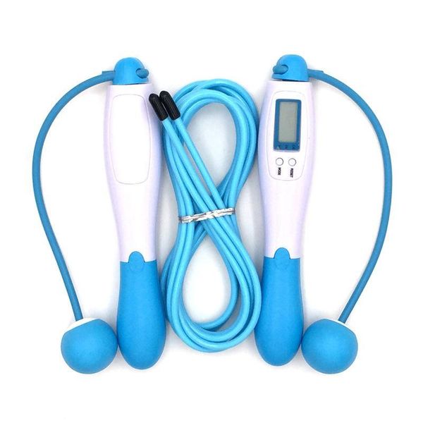 professional counting jump rope fat burning fitness equipment smart electronics counting rope blue
professional counting jump rope fat burning fitness equipment smart electronics counting rope blue