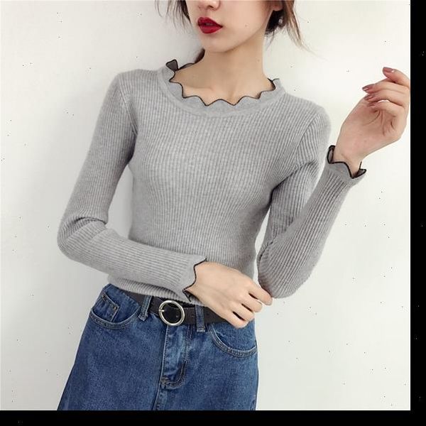2021 women pullovers slim thread bottoming sweater lace low o neck solid color sleeve long sleeve sweater female fashion top, White;black
2021 women pullovers slim thread bottoming sweater lace low o neck solid color sleeve long sleeve sweater female fashion top, White;black