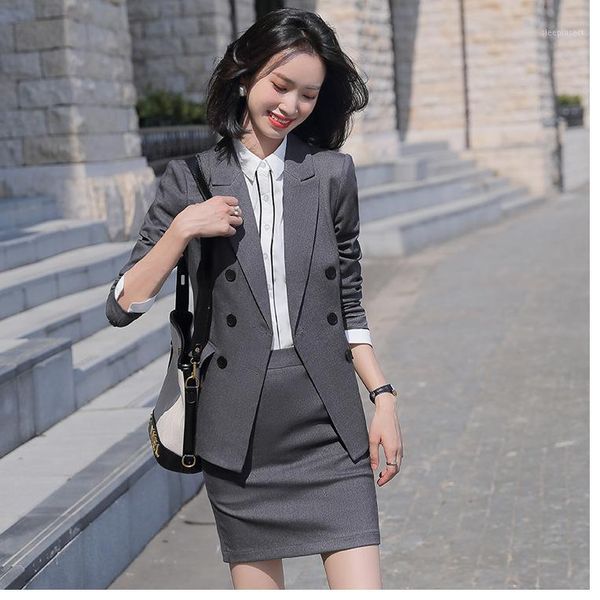 high-quality professional women's skirt suits feminine casual office overalls 2020 new fashionable ladies jacket elegant skirt1, White;black
high-quality professional women's skirt suits feminine casual office overalls 2020 new fashionable ladies jacket elegant skirt1, White;black