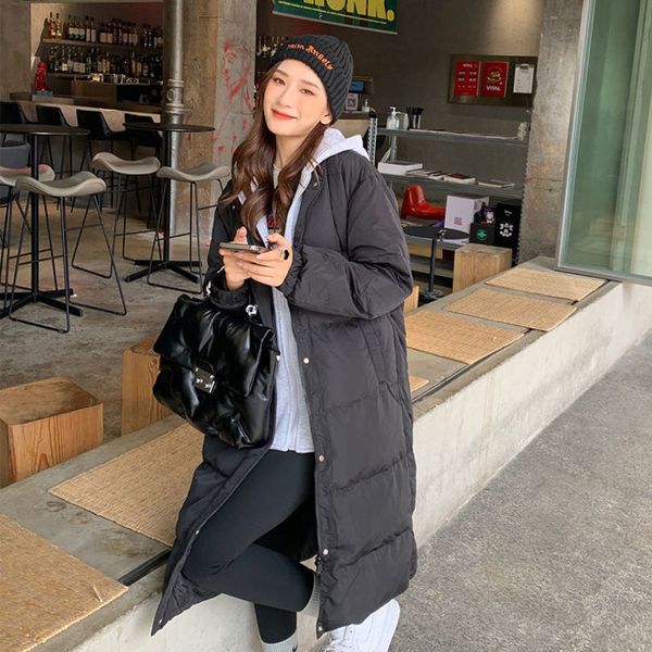 real ~ 2021 new korean version loose fashion versatile splicing sweater hat white duck down jacket, uninhibited girl, Black
real ~ 2021 new korean version loose fashion versatile splicing sweater hat white duck down jacket, uninhibited girl, Black