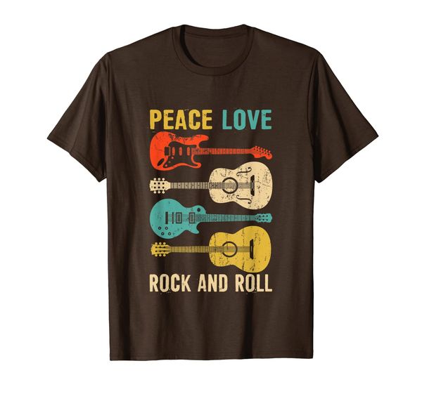 Retro Vintage Peace Love Rock And Roll Guitar Lover T-Shirt T-Shirt, Mainly pictures
Retro Vintage Peace Love Rock And Roll Guitar Lover T-Shirt T-Shirt, Mainly pictures