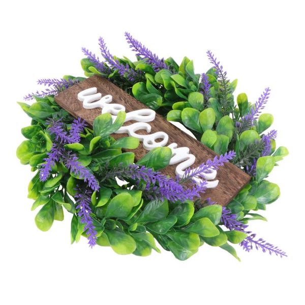 1pc american style wreath natural leaf garland decorative pendant green purple
1pc american style wreath natural leaf garland decorative pendant green purple