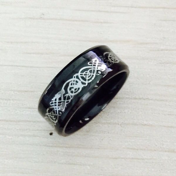 factoryw4enband black 316l stainless wedding steel carbon fiber ring dragon rings for men, Silver
factoryw4enband black 316l stainless wedding steel carbon fiber ring dragon rings for men, Silver