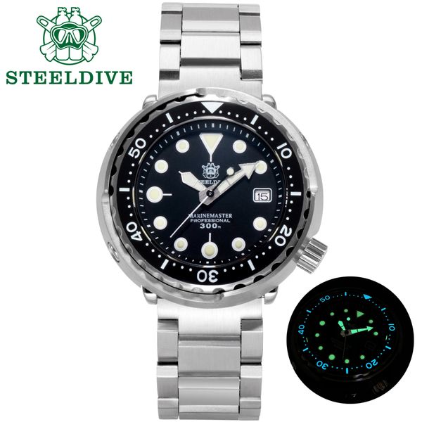 steeldive sd1975 canned tuna men's diving watch sapphire ceramic bezel luminous nh35 automatic movement mechanical wrist watches, Slivery;brown
steeldive sd1975 canned tuna men's diving watch sapphire ceramic bezel luminous nh35 automatic movement mechanical wrist watches, Slivery;brown