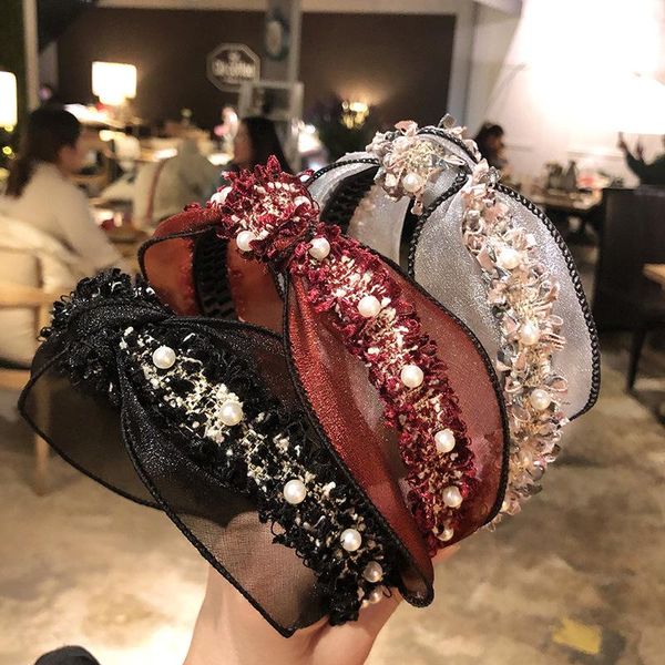 hair accessories fashion lace pearl hairband sweet bling wide side sequins head hoop for women girls shiny cross knot headwear
hair accessories fashion lace pearl hairband sweet bling wide side sequins head hoop for women girls shiny cross knot headwear