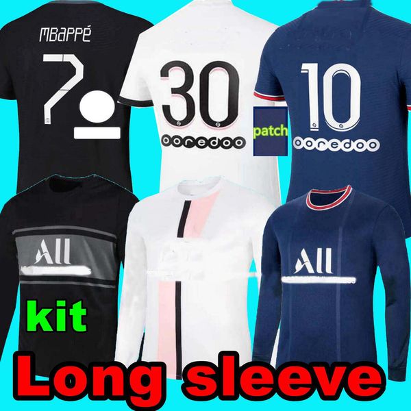 Long sleeve HAKIMI SERGIO RAMOS 21 22 soccer jersey 2021 PsgS uniforms MBAPPE shirt men KIT hommes enfants 3RD black VERRATTI MARQUINHOS DI MARIA, Black;yellow
Long sleeve HAKIMI SERGIO RAMOS 21 22 soccer jersey 2021 PsgS uniforms MBAPPE shirt men KIT hommes enfants 3RD black VERRATTI MARQUINHOS DI MARIA, Black;yellow