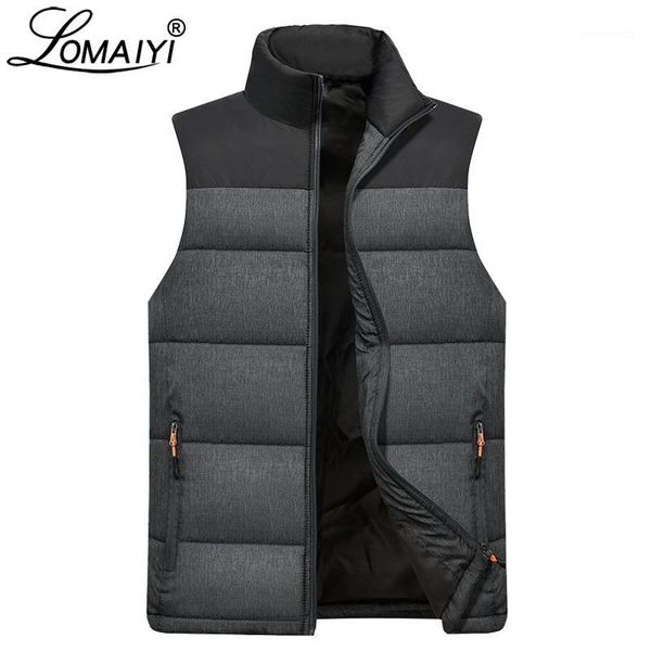 lomaiyi mens winter sleeveless jacket men down vest men's warm thick coats male cotton-padded waistcoat gilet homme vests bm2541, Black;white
lomaiyi mens winter sleeveless jacket men down vest men's warm thick coats male cotton-padded waistcoat gilet homme vests bm2541, Black;white