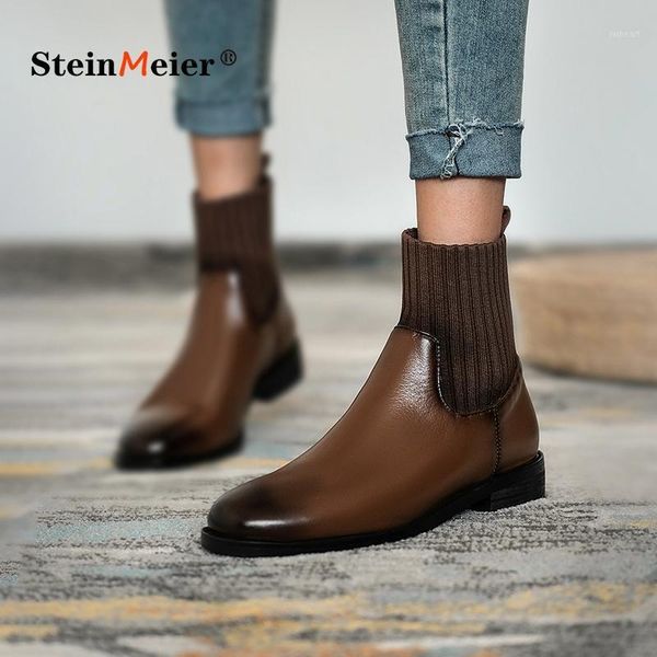 women genuine leather ankle boots round toe slip on black platform riding boots warm winter retro brogues shoes woman shoes1
women genuine leather ankle boots round toe slip on black platform riding boots warm winter retro brogues shoes woman shoes1