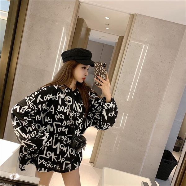 sweatshirt women flavored letter print hoodie womens mid length loose long sleeved female women clothes 2020, Black
sweatshirt women flavored letter print hoodie womens mid length loose long sleeved female women clothes 2020, Black