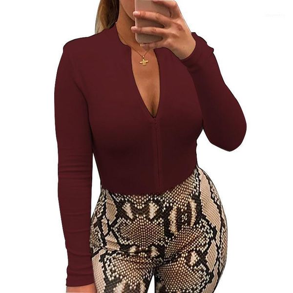 women's jumpsuits & rompers bodycon bodysuits women body fitness zipper party club turtleneck cotton autumn winter long sleeve bodysuit, Black;white
women's jumpsuits & rompers bodycon bodysuits women body fitness zipper party club turtleneck cotton autumn winter long sleeve bodysuit, Black;white