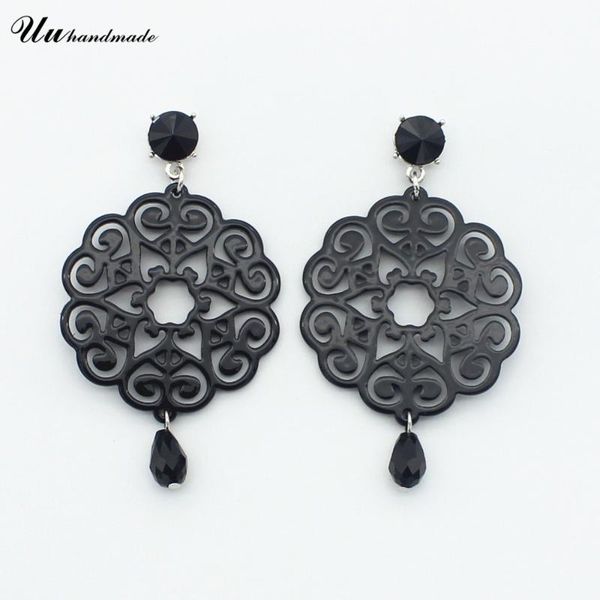 fashion jewelry female vintage brincos new ethnic style long acrylic earrings for women pendientes gifts black and red colors, Silver
fashion jewelry female vintage brincos new ethnic style long acrylic earrings for women pendientes gifts black and red colors, Silver