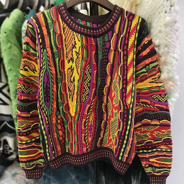 women's sweaters retro european fashion sweater women striped embroidery chic highstreet tide color loose pullover clothes 2021, White;black
women's sweaters retro european fashion sweater women striped embroidery chic highstreet tide color loose pullover clothes 2021, White;black