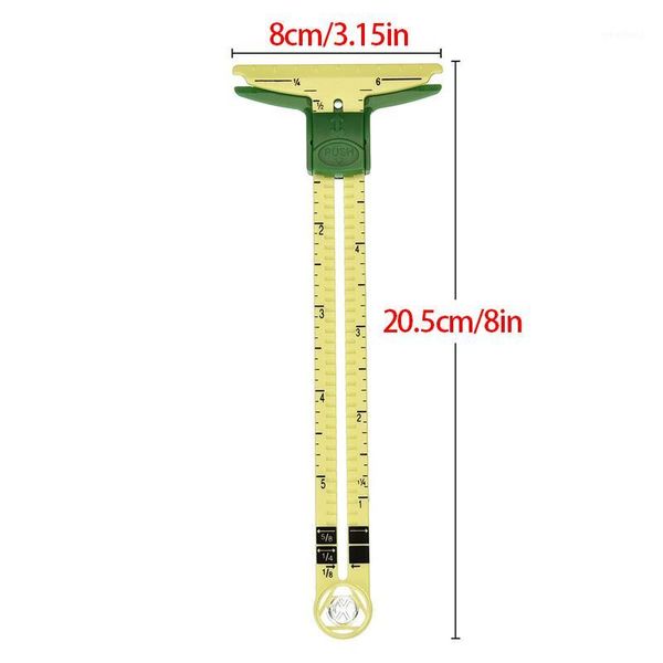 sewing notions & tools 2 pieces sliding gauge measuring t-shaped plastic t for quilting (size 1)1, Black
sewing notions & tools 2 pieces sliding gauge measuring t-shaped plastic t for quilting (size 1)1, Black