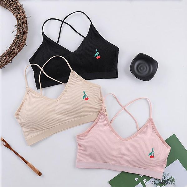 2020 new women seamless bralette padded soft bra ladies underwear fitness breathable wireless bra women bras 6 colors1, Red;black
2020 new women seamless bralette padded soft bra ladies underwear fitness breathable wireless bra women bras 6 colors1, Red;black